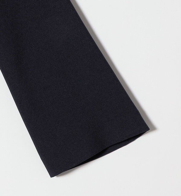 SHIPS any「【WEB限定】SHIPS any: ダブルクロス ウエスト タック Aライン ワンピース ［NAVY BLUE］」|ワンピース|