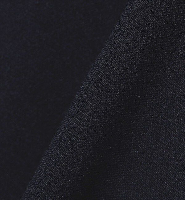 SHIPS any「【WEB限定】SHIPS any: ダブルクロス ウエスト タック Aライン ワンピース ［NAVY BLUE］」|ワンピース|