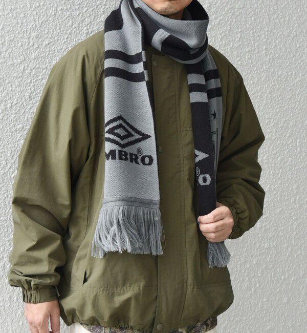 SHIPS any「【SHIPS any別注】UMBRO: エンブレム サッカー マフラー◇」|マフラー|