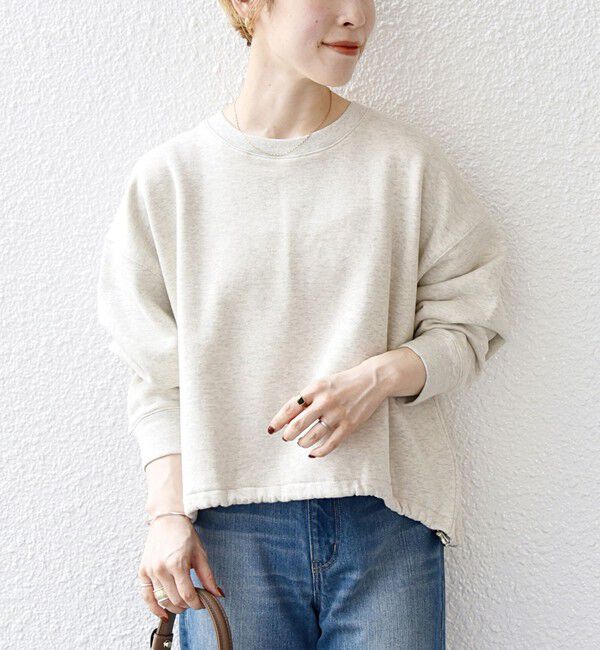 SHIPS any「【WEB限定】SHIPS any:〈洗濯機可能〉USA コットン 裏起毛 コクーン プルオーバー」|スウェット・ジャージ|