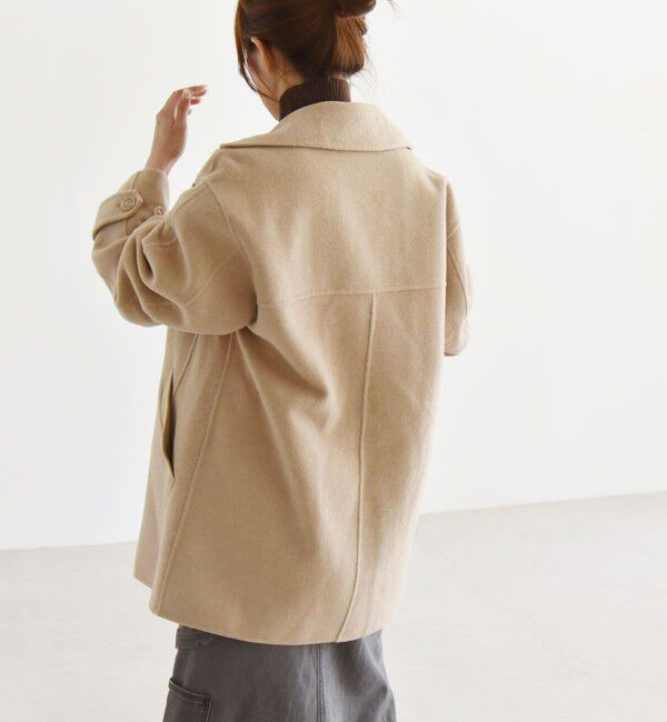 quaranciel「quaranciel: リバー ジャケット Pコート」|ピーコート|