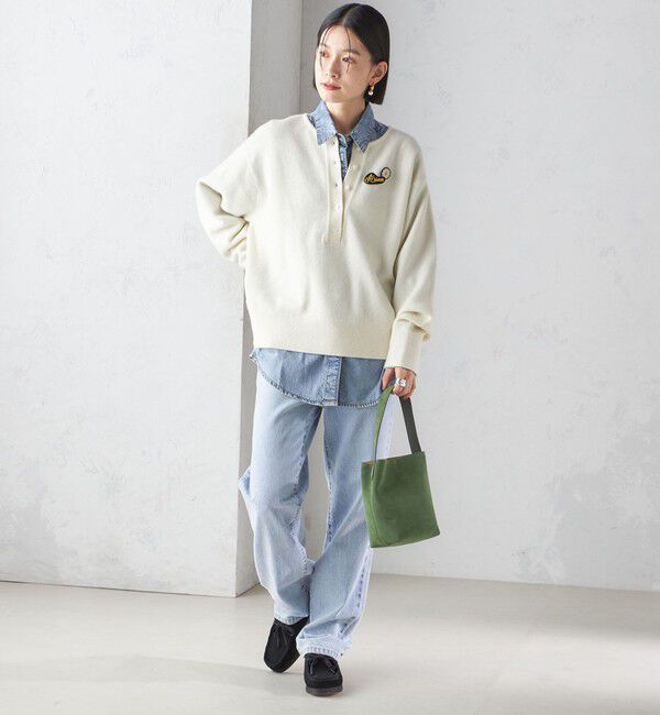 SHIPS for women「〈手洗い可能〉7G ウール カシミヤ ヘンリーネック 2WAY プルオーバー」|ニット・セーター|