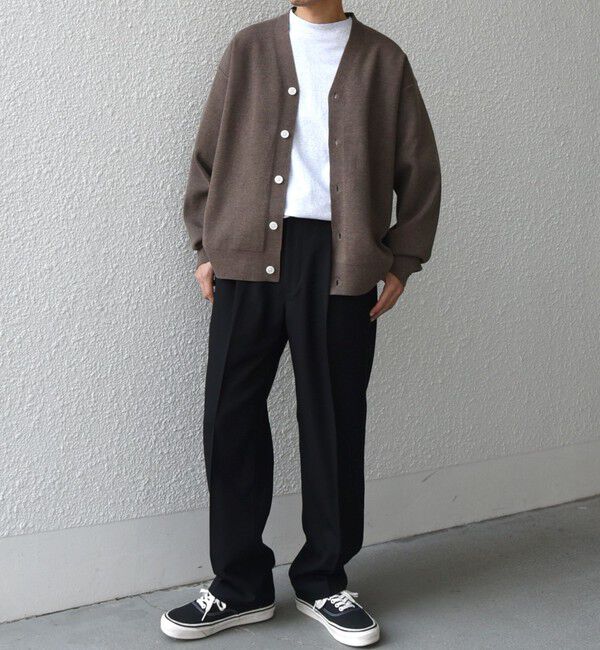 SHIPS any「SHIPS any: 〈手洗い可能〉 ハーフミラノリブ Vネック ニット カーディガン◇」|カーディガン|