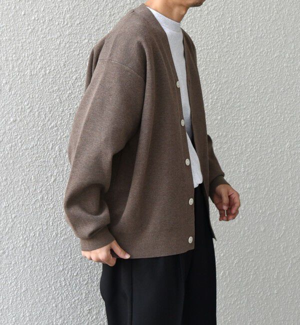 SHIPS any「SHIPS any: 〈手洗い可能〉 ハーフミラノリブ Vネック ニット カーディガン◇」|カーディガン|