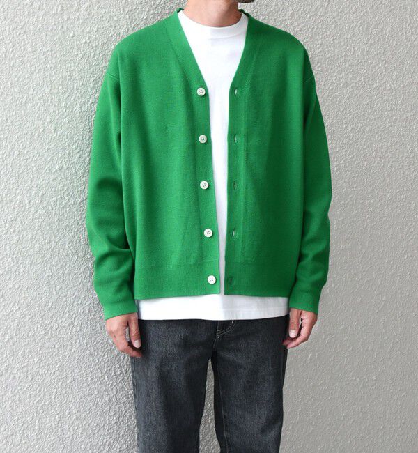 SHIPS any「SHIPS any: 〈手洗い可能〉 ハーフミラノリブ Vネック ニット カーディガン◇」|カーディガン|