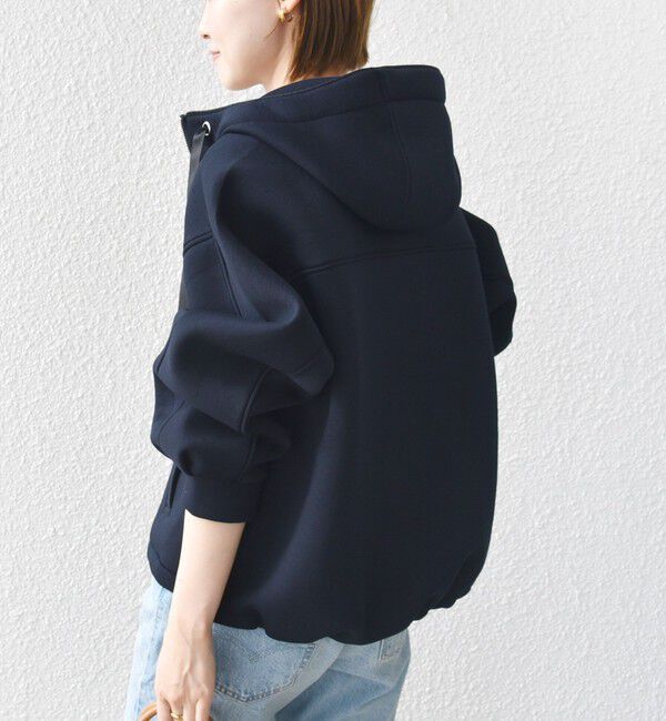 SHIPS for women「【WEB限定】〈手洗い可能〉ダンボール ダブルジップ フーディー 1」|パーカー|