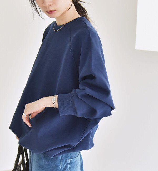 quaranciel「quaranciel:〈洗濯機可能〉ポンチ ドロスト ルーズ プルオーバー」|スウェット・ジャージ|