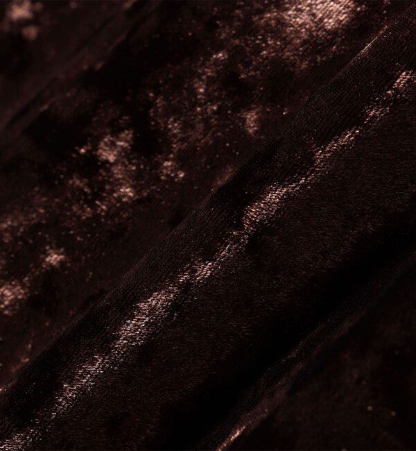 SHIPS any「SHIPS any:〈手洗い可能〉クラッシュ ベロア サイドライン ワイド イージー パンツ」|その他|