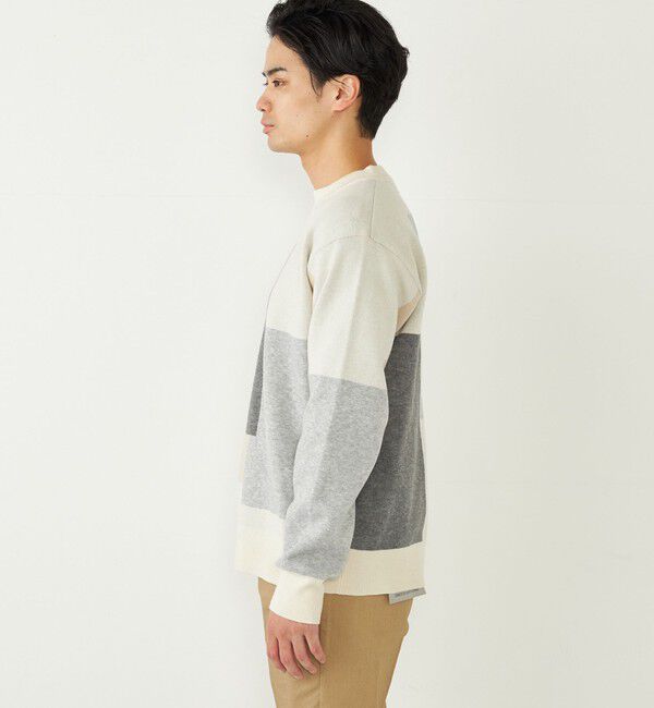 SHIPS Colors 「SHIPS Colors:〈洗濯機可能〉総柄 ジャカード ニット」|ニット・セーター|