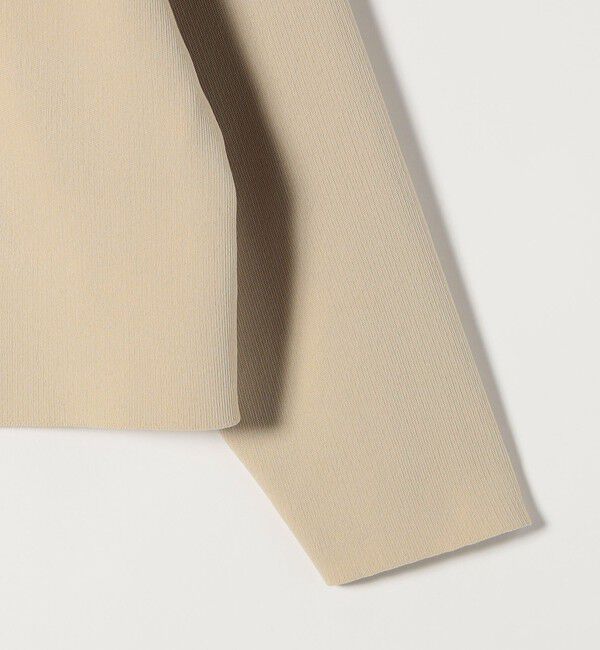 quaranciel「quaranciel:〈手洗い可能〉コンパクト ワイド テーラード ニット ジャケット」|テーラードジャケット|