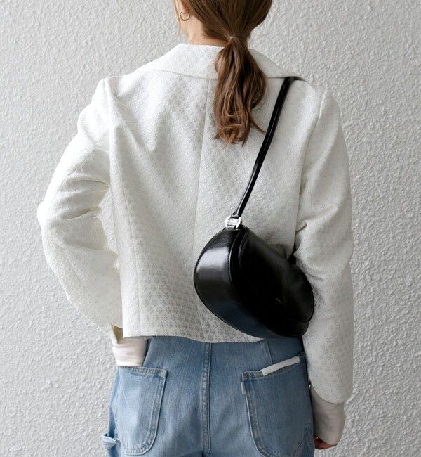 SHIPS any「SHIPS any:〈手洗い可能〉フラワー ジャカード ショート テーラード ジャケット」|テーラードジャケット|