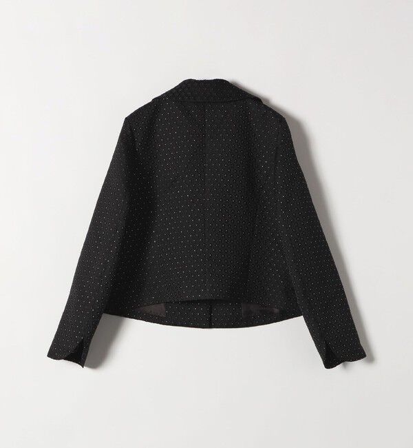 SHIPS any「SHIPS any:〈手洗い可能〉フラワー ジャカード ショート テーラード ジャケット」|テーラードジャケット|