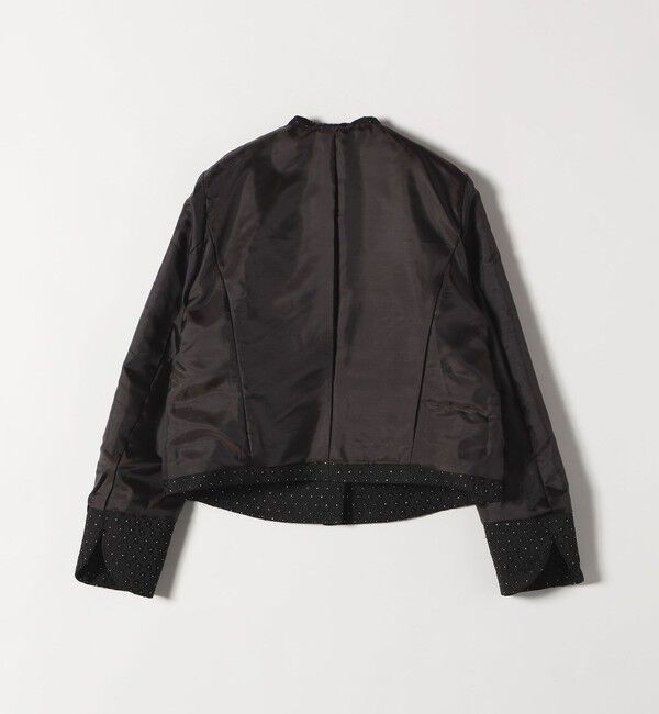 SHIPS any「SHIPS any:〈手洗い可能〉フラワー ジャカード ショート テーラード ジャケット」|テーラードジャケット|