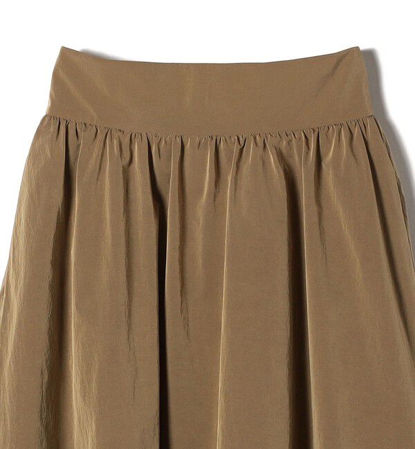 SHIPS for women「〈洗濯機可能〉LIMONTA EAST ビンテージ タフタ ギャザー スカート」|フレア|