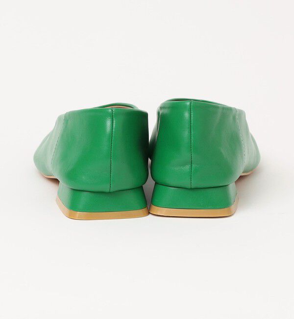 quaranciel「quaranciel: Vカット スクエア トゥ フラットシューズ」|パンプス|