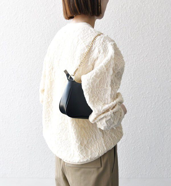 SHIPS any「《一部追加予約》SHIPS any:〈手洗い可能〉ジャカード バンピー クルーネック プルオーバー」|ニット・セーター|