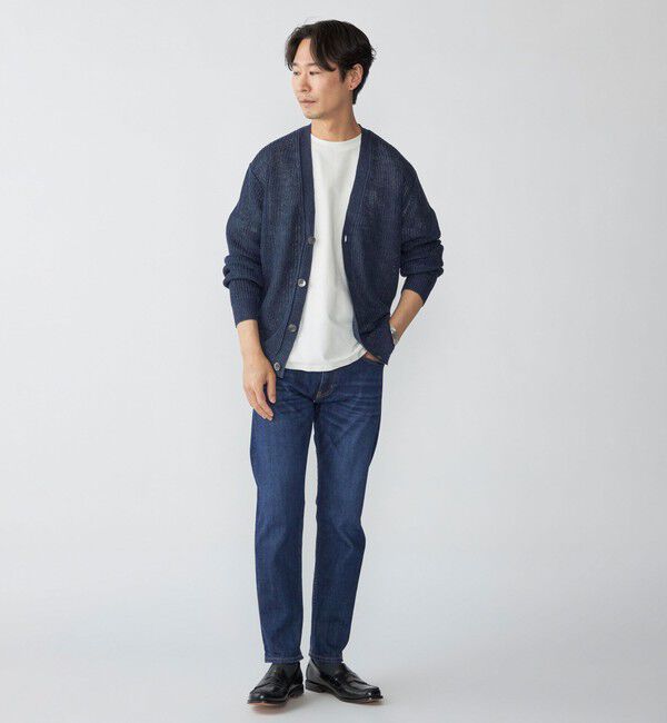 SHIPS「SHIPS: サンフェード リネン Vネック カーディガン」|カーディガン|