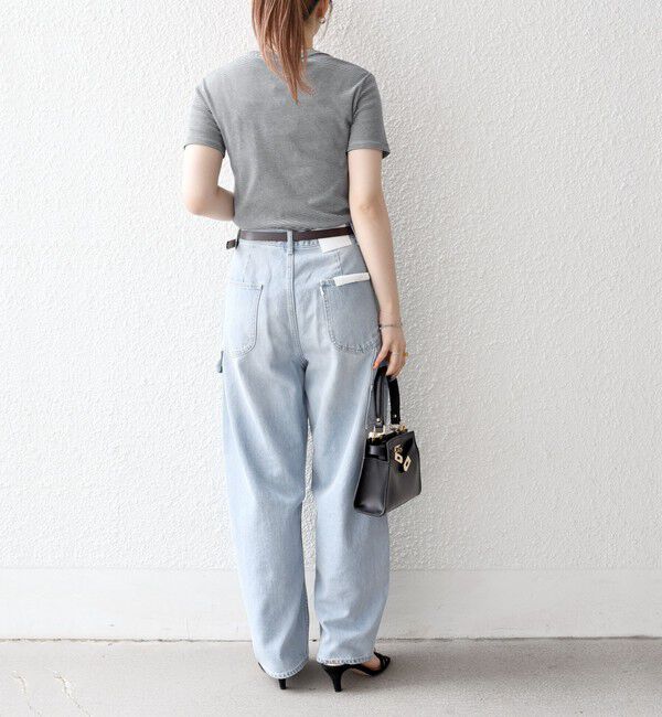 SHIPS any「【SHIPS any別注】PETIT BATEAU: ロゴ プリント コンパクト ボーダー TEE 25SS」|Tシャツ・カットソー|