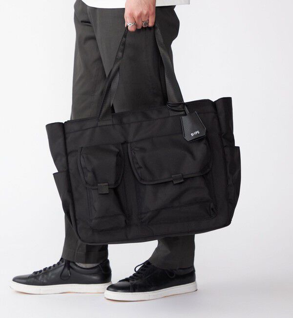 SHIPS「【新色追加】【WEB限定】SHIPS: ビズ ワイド ブリーフ トート バッグ」|トートバッグ|