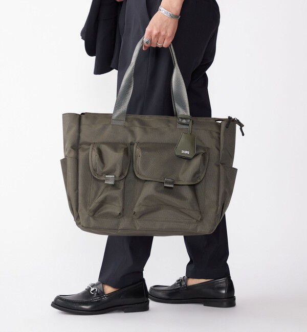 SHIPS「【新色追加】【WEB限定】SHIPS: ビズ ワイド ブリーフ トート バッグ」|トートバッグ|