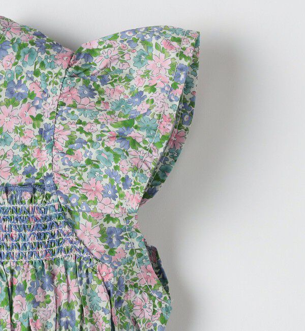 SHIPS Colors 「SHIPS Colors:90～140cm /〈洗濯機可能〉スモッキング フラワー ワンピース◇」|ワンピース|