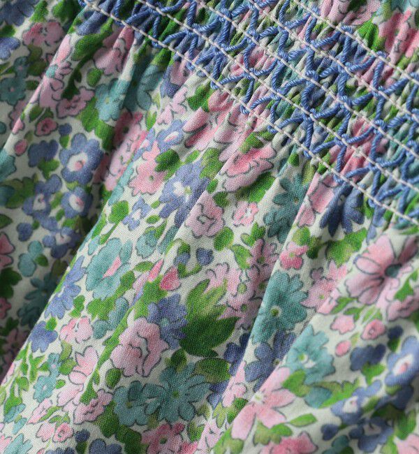 SHIPS Colors 「SHIPS Colors:90～140cm /〈洗濯機可能〉スモッキング フラワー ワンピース◇」|ワンピース|