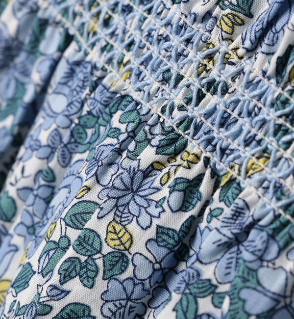 SHIPS Colors 「SHIPS Colors:90～140cm /〈洗濯機可能〉スモッキング フラワー ワンピース◇」|ワンピース|