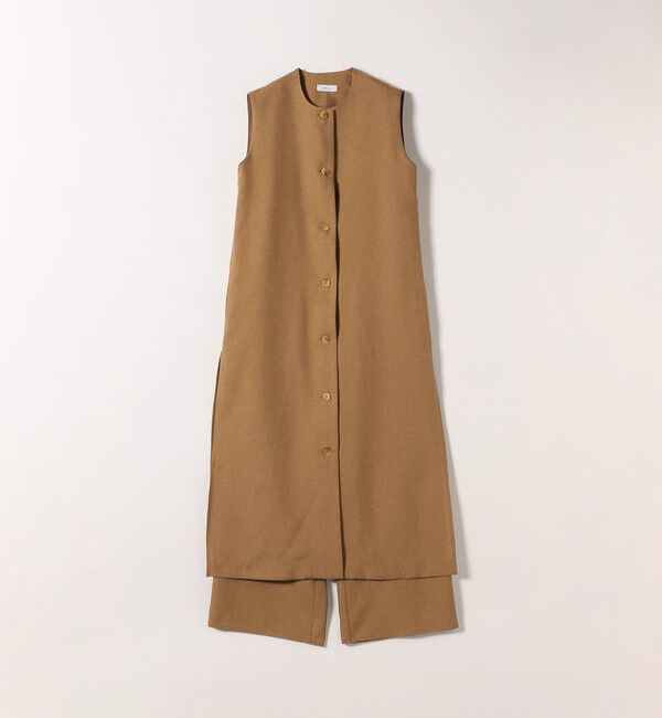 SHIPS any「SHIPS any:〈洗濯機可能〉リネンライク ジレ ワンピース &times; イージー パンツ セットアップ」|その他|