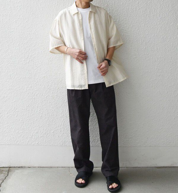 SHIPS any「SHIPS any:〈洗濯機可能〉ミニ チェック レギュラーカラー シアー シャツ◇」|シャツ・ブラウス|