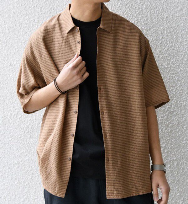 SHIPS any「SHIPS any:〈洗濯機可能〉ミニ チェック レギュラーカラー シアー シャツ◇」|シャツ・ブラウス|