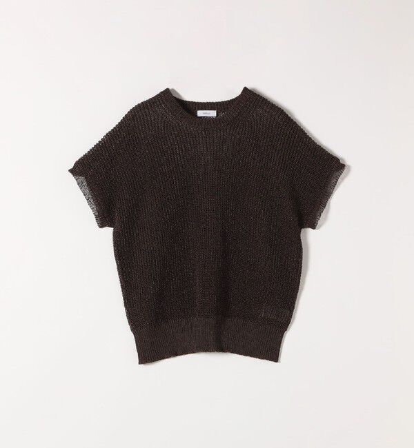 SHIPS any「《予約》SHIPS any:〈手洗い可能〉ギマ  ワイド フレンチ シアー ニット プルオーバー」|ニット・セーター|