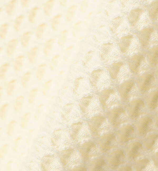 SHIPS for women「小泉里子コラボ:シャーリング ジャカード ポロ」|ポロシャツ|