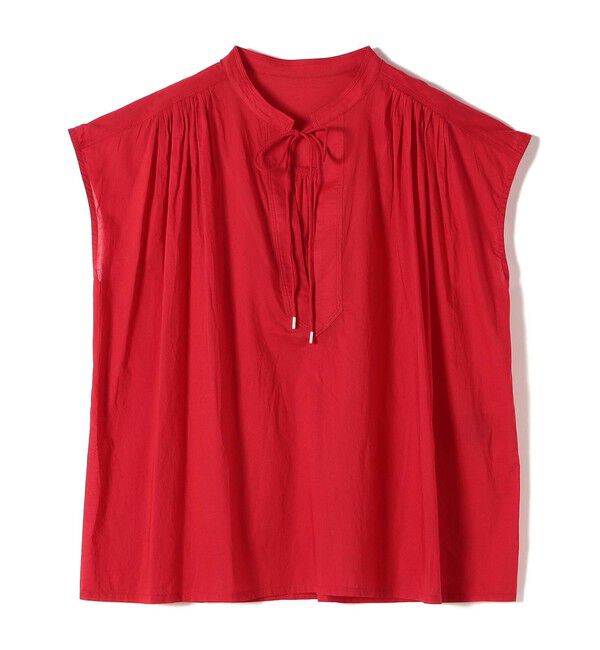 SHIPS for women「〈手洗い可能〉スキッパー タック フレンチ スリーブ ブラウス」|シャツ・ブラウス|