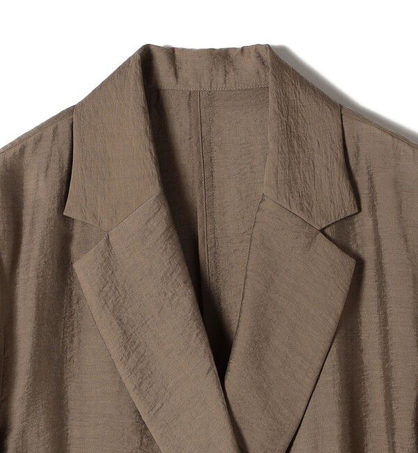 SHIPS for women「〈手洗い可能〉シアー シルク混 ジャケット」|テーラードジャケット|