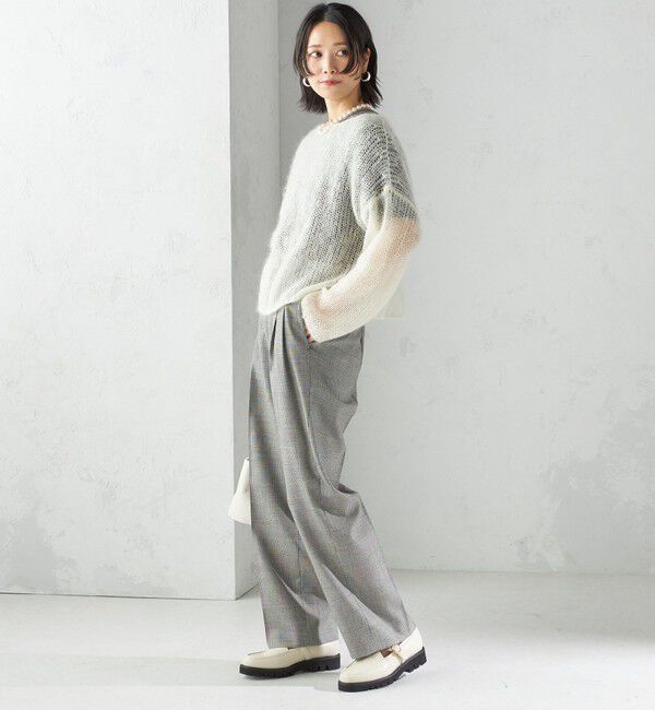 SHIPS for women「モヘヤ メッシュ プルオーバー」|ニット・セーター|