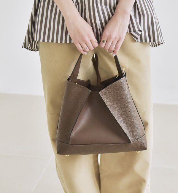 quaranciel「《一部追加予約》quaranciel: 2way コンビ ワンハンドル ショルダー バッグ」|ショルダー・メッセンジャー|