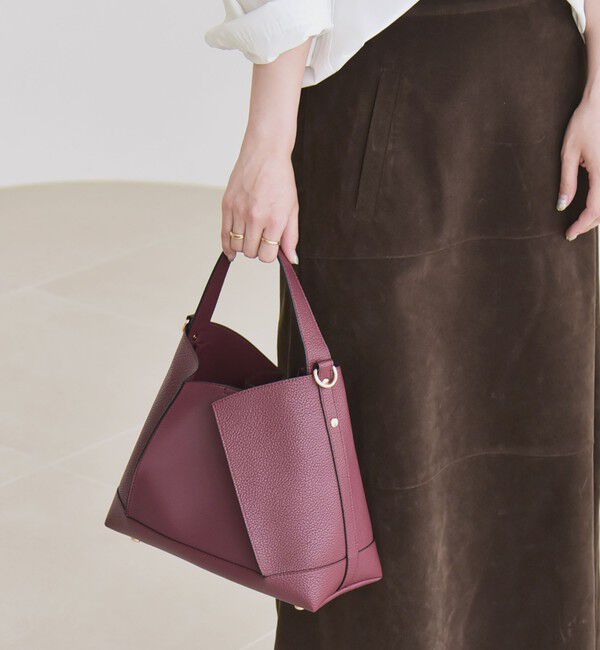 quaranciel「《一部追加予約》quaranciel: 2way コンビ ワンハンドル ショルダー バッグ」|ショルダー・メッセンジャー|