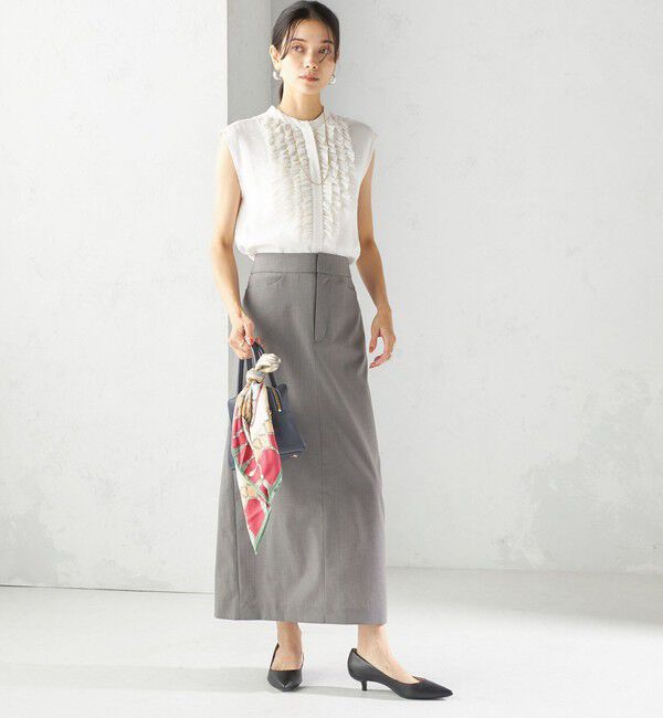 SHIPS for women「〈洗濯機可能〉マルチ ファンクション ロング タイト スカート」|スカート|