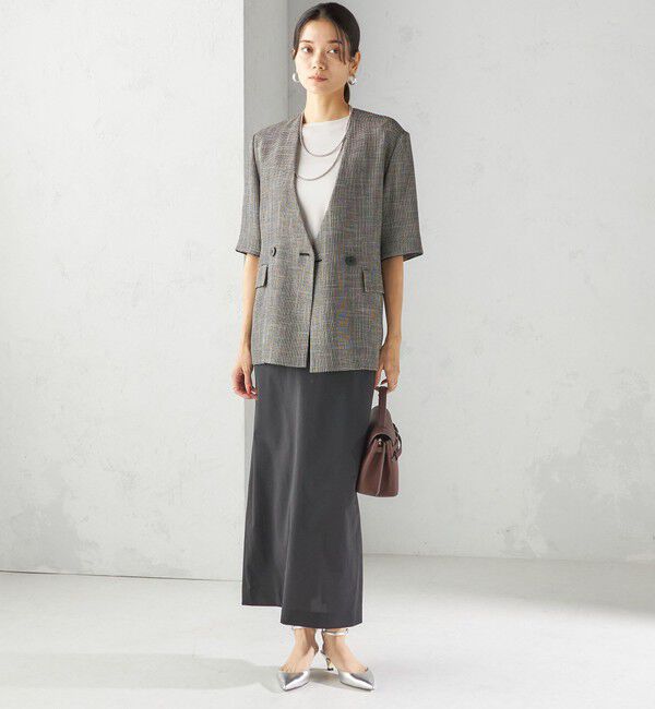 SHIPS for women「〈洗濯機可能〉マルチ ファンクション ロング タイト スカート」|スカート|