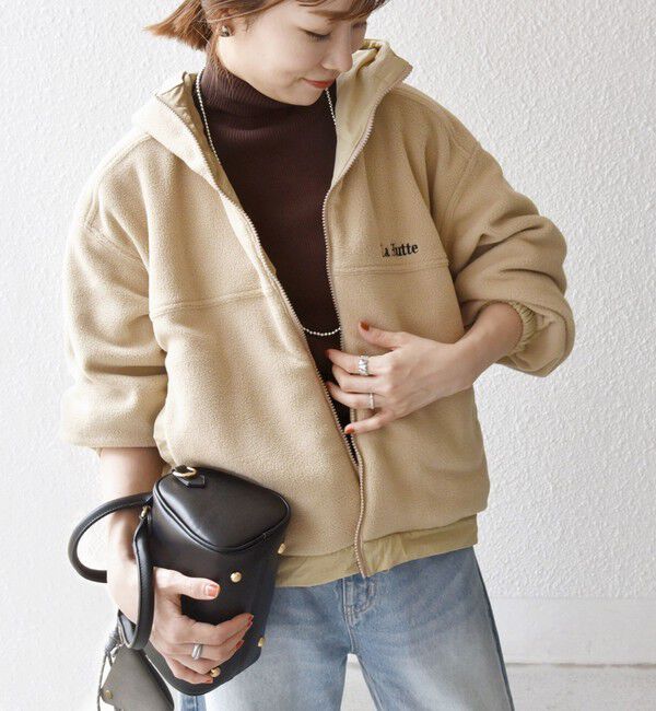 SHIPS any「【SHIPS any別注】La Hutte:〈洗濯機可能〉リバーシブル マウンテン パーカ」|ブルゾン・スタジャン|