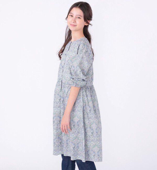 SHIPS KIDS「SHIPS KIDS:140～150cm / リバティ 長袖 ワンピース」|ワンピース|