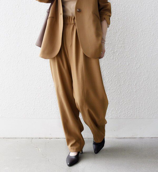 SHIPS any「SHIPS any:〈洗濯機可能〉ウーステッド サスペンダー付き バルーン パンツ」|その他|