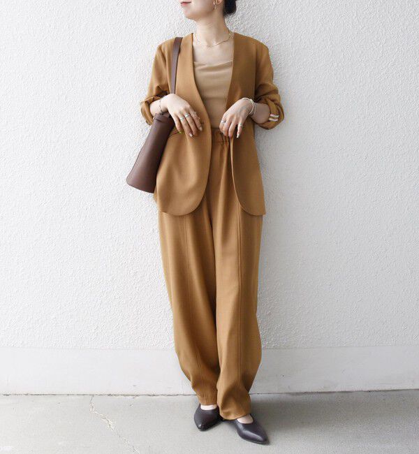 SHIPS any「SHIPS any:〈洗濯機可能〉ウーステッド サスペンダー付き バルーン パンツ」|その他|