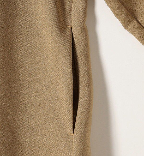 quaranciel「quaranciel:〈洗濯機可能〉ダブルクロス スタンドカラー ポケット シャツ ワンピース」|ワンピース|