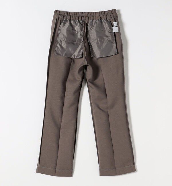 SHIPS any「SHIPS any:〈洗濯機可能〉ダブルクロス セミフレア パンツ［NAVY BLUE］」|その他|