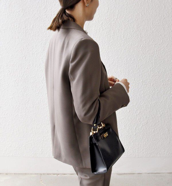 SHIPS any「SHIPS any:〈洗濯機可能〉ダブルクロス セミダブル ジャケット［NAVY BLUE］」|テーラードジャケット|