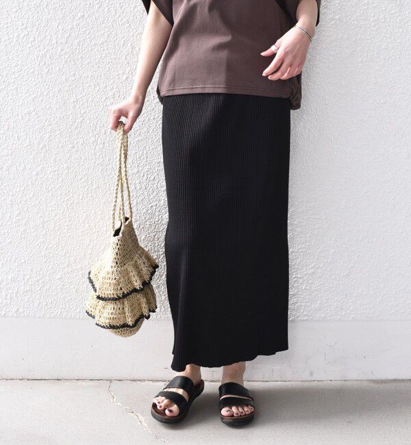 SHIPS Colors 「SHIPS Colors:〈手洗い可能・UVケア〉テレコ タイトスカート」|タイト|