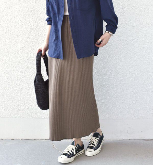 SHIPS Colors 「SHIPS Colors:〈手洗い可能・UVケア〉テレコ タイトスカート」|タイト|