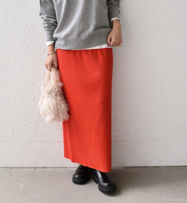 SHIPS Colors 「SHIPS Colors:〈手洗い可能・UVケア〉テレコ タイトスカート」|タイト|