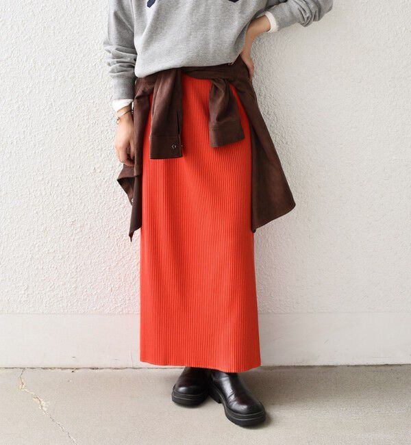 SHIPS Colors 「SHIPS Colors:〈手洗い可能・UVケア〉テレコ タイトスカート」|タイト|